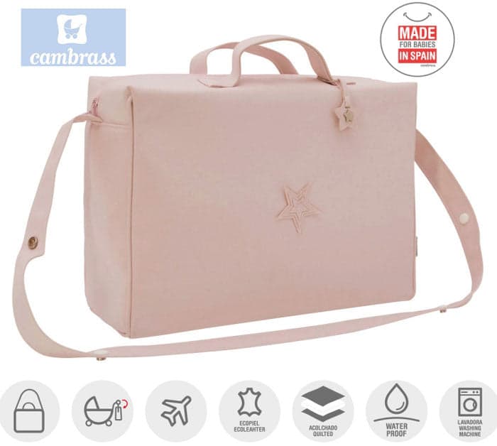 CAMBRASS - SACO DE MATERNIDADE ROSA 16x41,5x29 CM