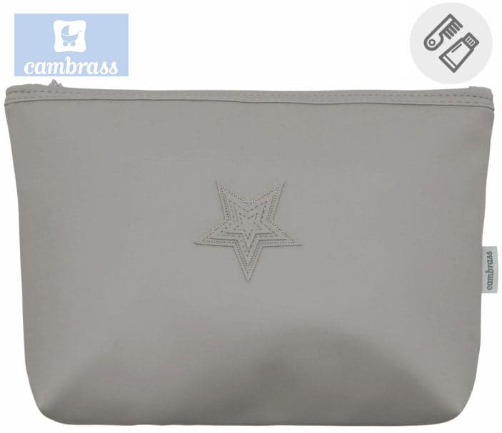 CAMBRASS - NECESSAIRE CINZA 6x28x20 CM
