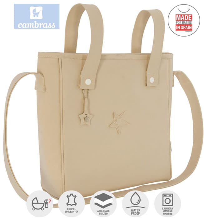 CAMBRASS - SACO DE MATERNIDADE CAMEL 10x34x33 CM