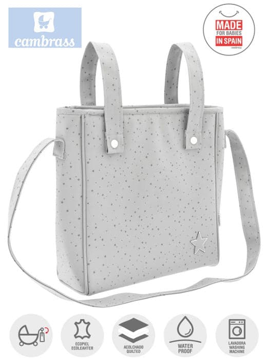 CAMBRASS - SACO DE MATERNIDADE ASTRA CINZA 10x34x33 CM