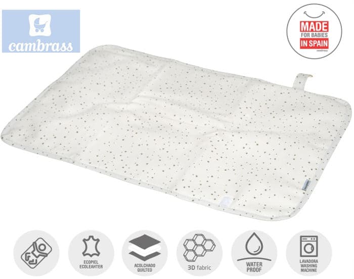 CAMBRASS - MUDA FRALDAS 40x60 CM ASTRA BEIGE