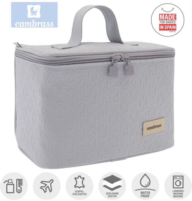 CAMBRASS - VANITY LUXY CINZA 16x25x16 CM