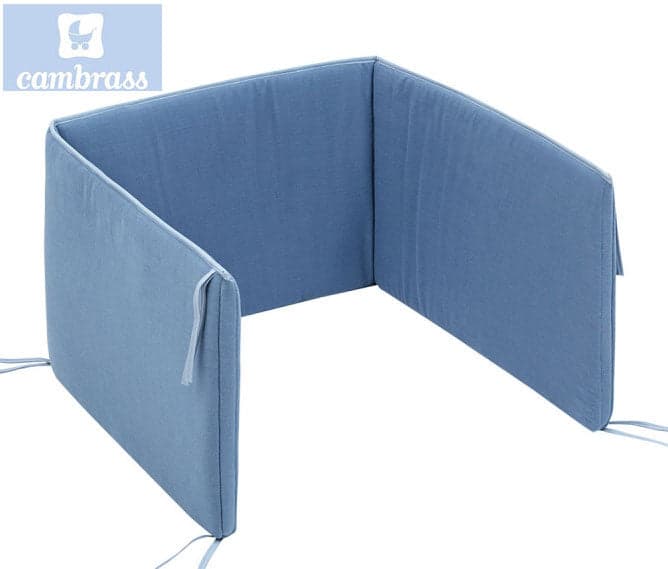 CAMBRASS - PROTETOR PARA CAMA DE GRADES 60 ( 60) 60x40 CM ASTRA AZUL