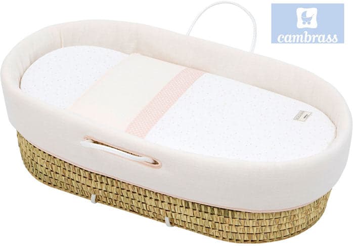 CAMBRASS - CESTO ACOLCHOADO ASTRA ROSA 44X81CM