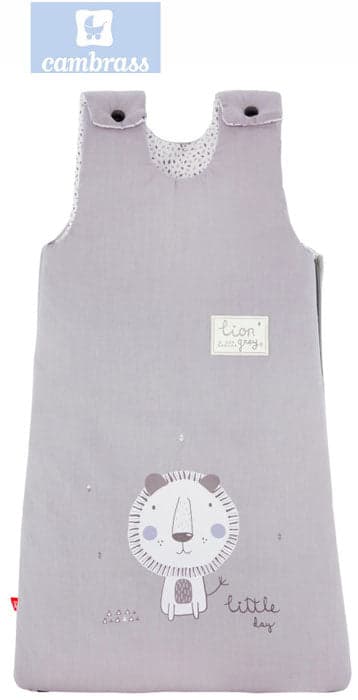 CAMBRASS - SACO DE DORMIR 70 CMS LEÃO CINZA