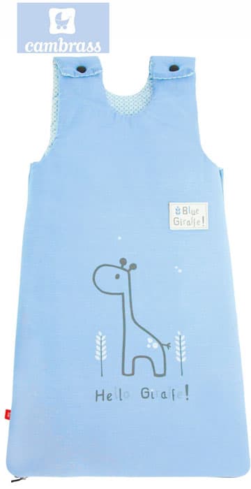 CAMBRASS - SACO DE DORMIR 70 CMS GIRAFA AZUL