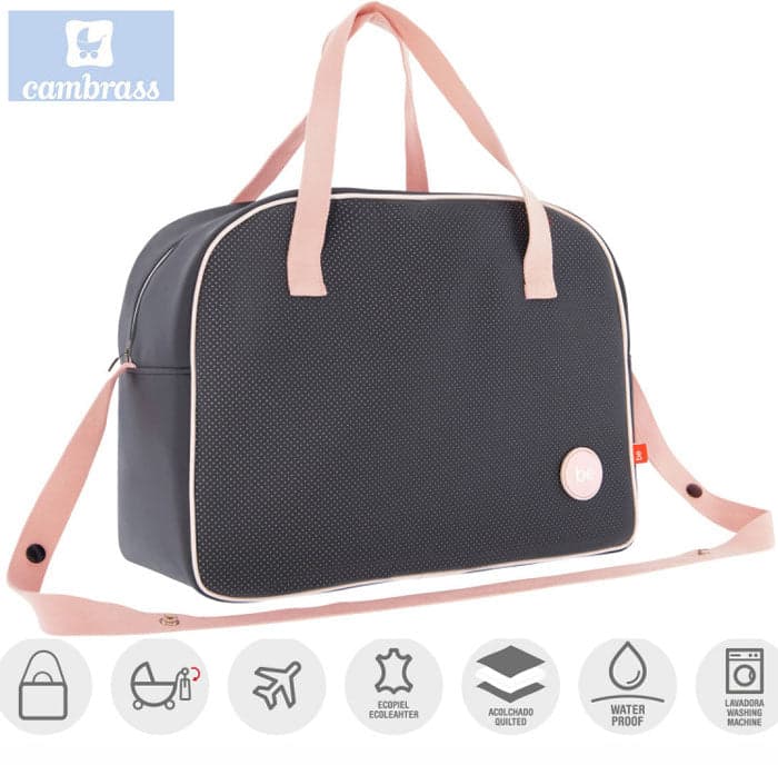 CAMBRASS - SACO DE MATERNIDADE URBANY ROSA 18x44x33 CM