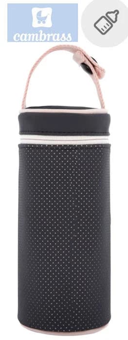 Cambrass - Porta Biberões Urbany Rosa 8,5x8,5x22 cm