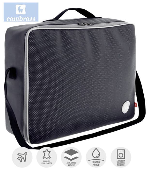 CAMBRASS - SACO DE MATERNIDADE URBANY CINZA 12x47x36 CM