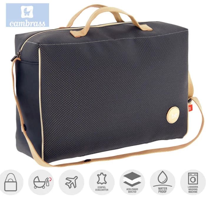 Cambrass - Saco de Maternidade Urbany Beige 16x41,5x29 cm