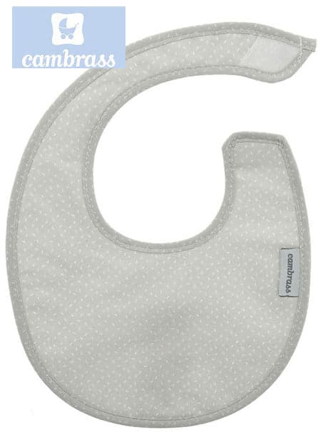 CAMBRASS - BABETE COM CÉU CINZA VELCRO / CHUVA 16x19 CM