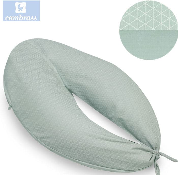 CAMBRASS - ALMOFADA DE AMAMENTAÇÃO LUNA 80x185x16 CM LUA VERDE