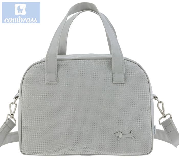 CAMBRASS - SACO DE MATERNIDADE PARIS CINZA 18x44x33 CM