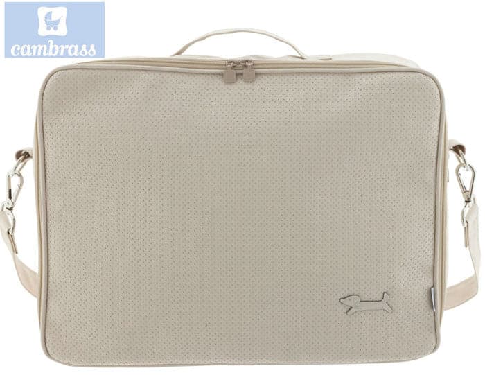 CAMBRASS - SACO DE MATERNIDADE PARIS CAMEL 12x47x36 CM