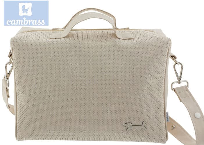 CAMBRASS - SACO DE MATERNIDADE PARIS CAMEL 16x41,5x29 CM