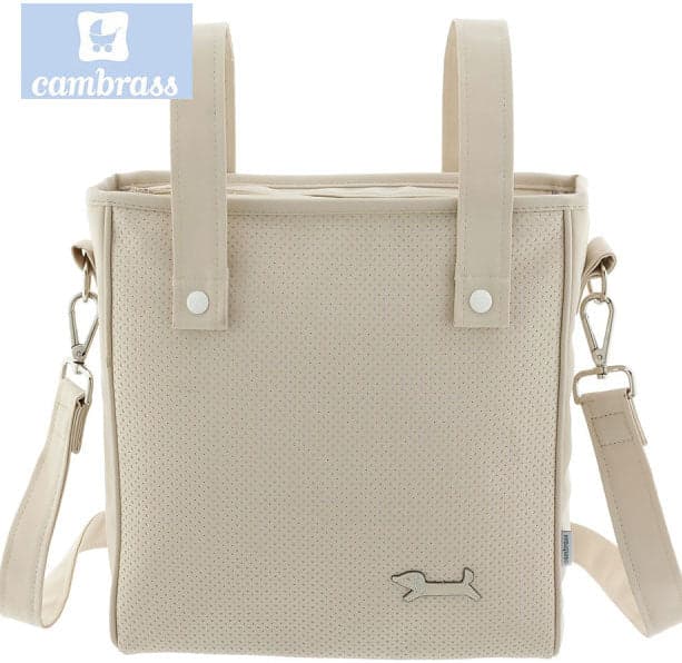 CAMBRASS - SACO DE MATERNIDADE PARIS CAMEL 10x34x33 CM