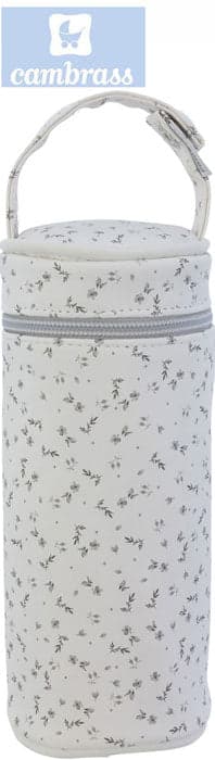 CAMBRASS - PORTA BIBERÕES HANA CINZA 8,5x8,5x22 CM