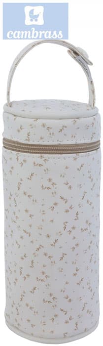 CAMBRASS - PORTA BIBERÕES HANA BEGE 8,5x8,5x22 CM