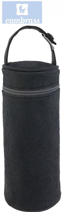 CAMBRASS - PORTA BIBERÕES ELITE PRETO 8,5x8,5x22 CM