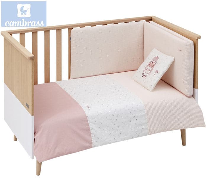 CAMBRASS - CONJUNTO COLCHA 2 PCS.F. CÉU ROSA 70x140 CM