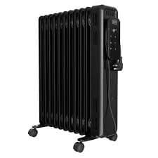 Radiador Óleo Black&Decker BXRA2501E | 2500W, 11 Elementos, 24h Timer