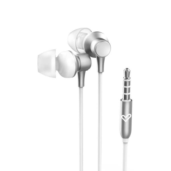 Energy Sistem Metallized Auscultadores Com fios Intra-auditivo Chamadas/Música Prateado, Branco