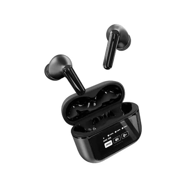 Energy Sistem Auriculares True Wireless Display ANC Bluetooth Preto