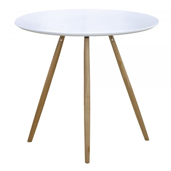 Italian Design Mesa Eiffel Branca Pequena (diâmetro 80, Altura 72)