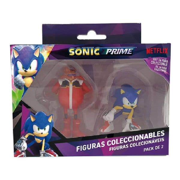 Sonic Pack 2 Figuras (1 Unidade Aleatória)