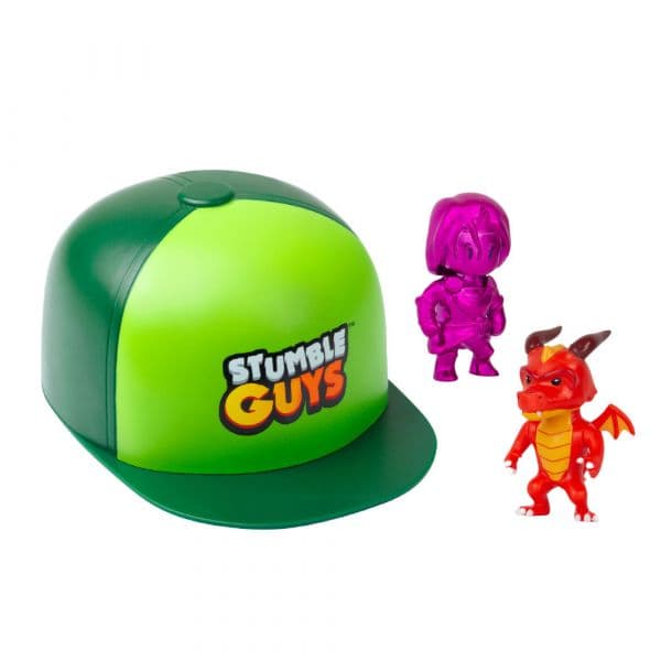 Bizak Stumble Guys - Pack Boné c/ 2 Figuras Stumble Guys Colecionáveis