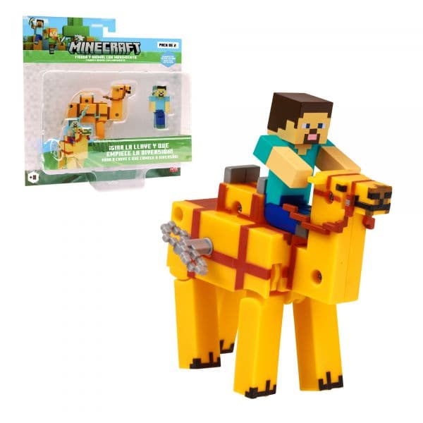 Sonic Minecraft Figura e Animal com Movimento (1 Unidade Aleatória)