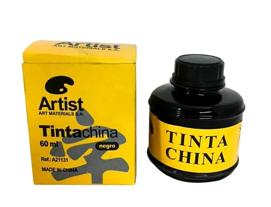 Tinta da China Preto Frasco 60ml (1941051)