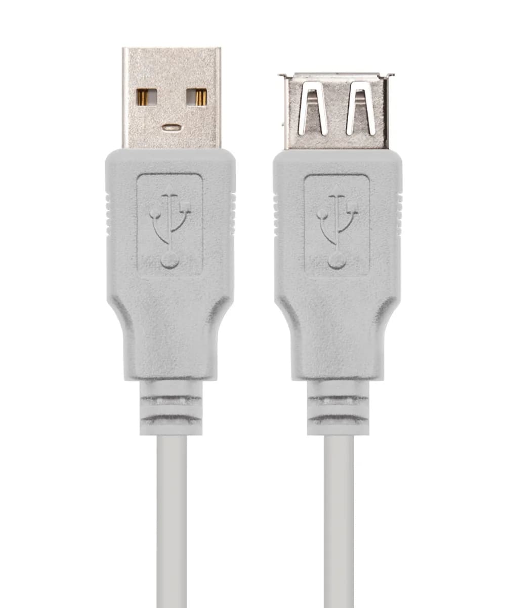 Nanocable Cabo Extensão USB A Macho para USB A Fêmea 3m – USB 2.0