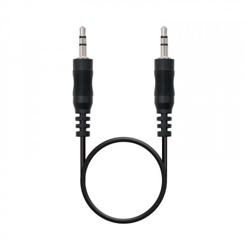 Nanocable Cabo de Áudio Jack 3.5mm 3.5mm de 5m Black