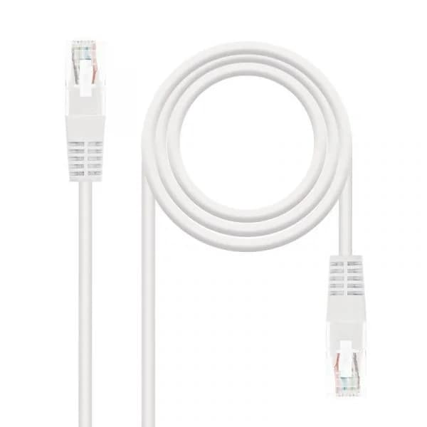Nanocable Cabo de Rede RJ45 CAT.6 UTP AWG24 1m Branco