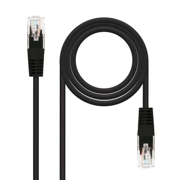 Nanocable 10.20.0400-BK cabo de rede Preto 0,5 m Cat6e U/UTP (UTP