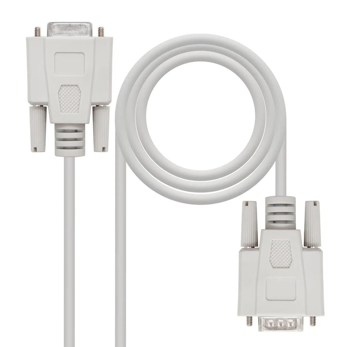 Cabo RS232 Nanocable / Beige / 3m / 10.14.0203