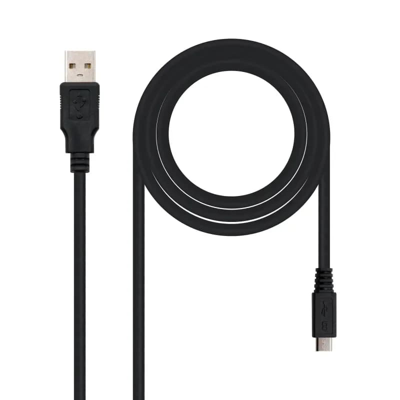 Nanocable USB 2.0 Tipo A/M-MICRO USB B/M 0.8m - 10.01.0500