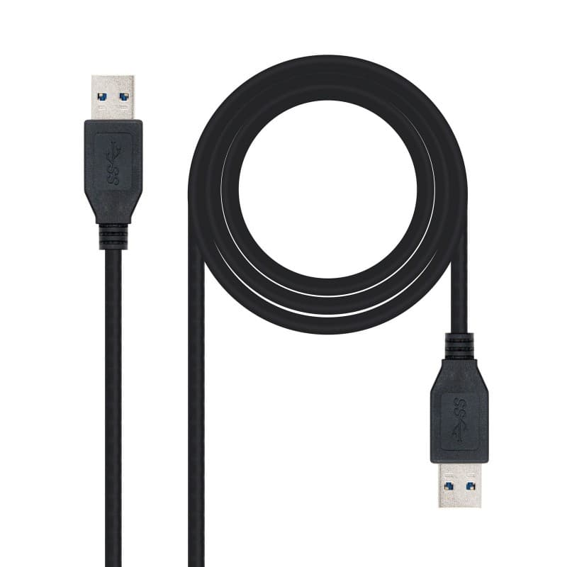 Nanocable Cabo USB 3.0 Tipo A/M-A/M 1m - 10.01.1001-BK