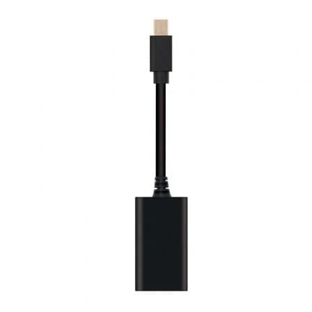 Nanocable Adaptador Mini DisplayPort M > HDMI F 15 CM Preto