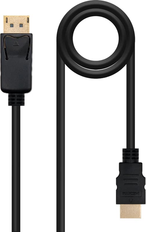 Nanocable Cabo Conversor DisplayPort para HDMI Black 5m - 10.15.4305