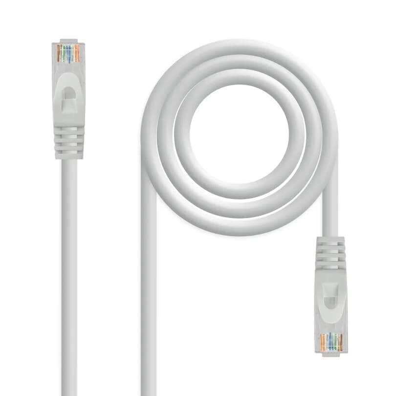 Cable de Red RJ45 UTP NANO CABLE / Cat.6A / 3m / Gris / NAN-CAB_10_20_1803