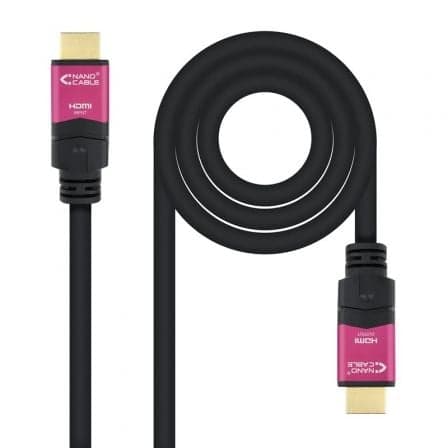 Cabo HDMI V2.0 4K@60Hz 18Gbps Nanocable A M/M 15 M Premium