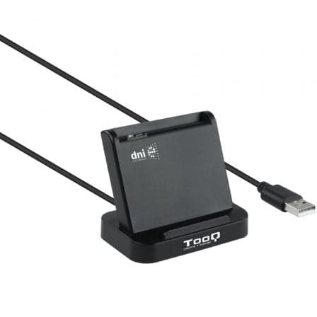 Tooq Lector de Tarjetas Inteligentes DNIe VISION USB 2.0 – Color Preto