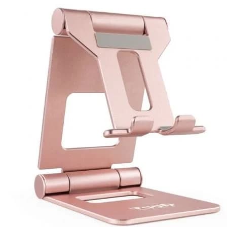 Suporte Mesa p/ Smartphone TooQ Ajustável Rosa