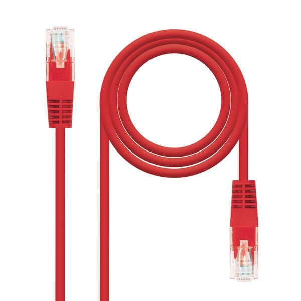 Nanocable 10.20.0400-L25-R cabo de rede Vermelho 0,25 m Cat6 U/UT