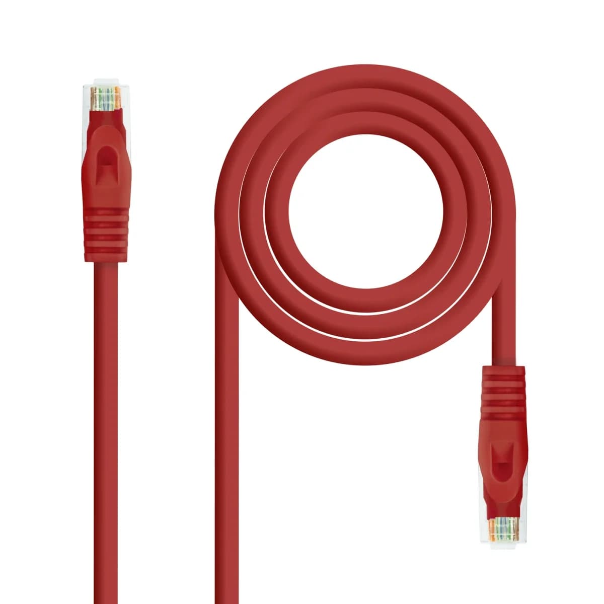 Nanocable 10.20.1800-L25-R cabo de rede Vermelho 0,25 m Cat6a U/U