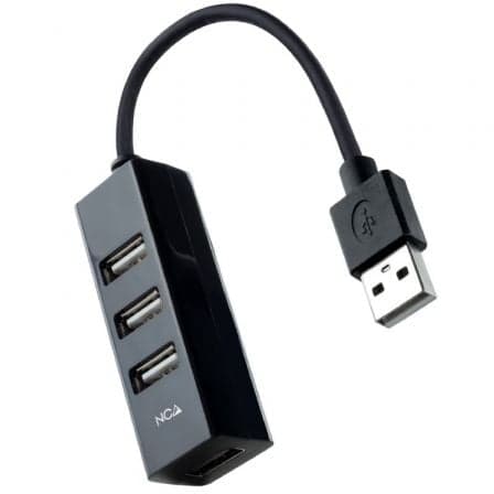 NANOCABLE Hub com 4 portas USB 2.0 - HUBNAN10.16.4404
