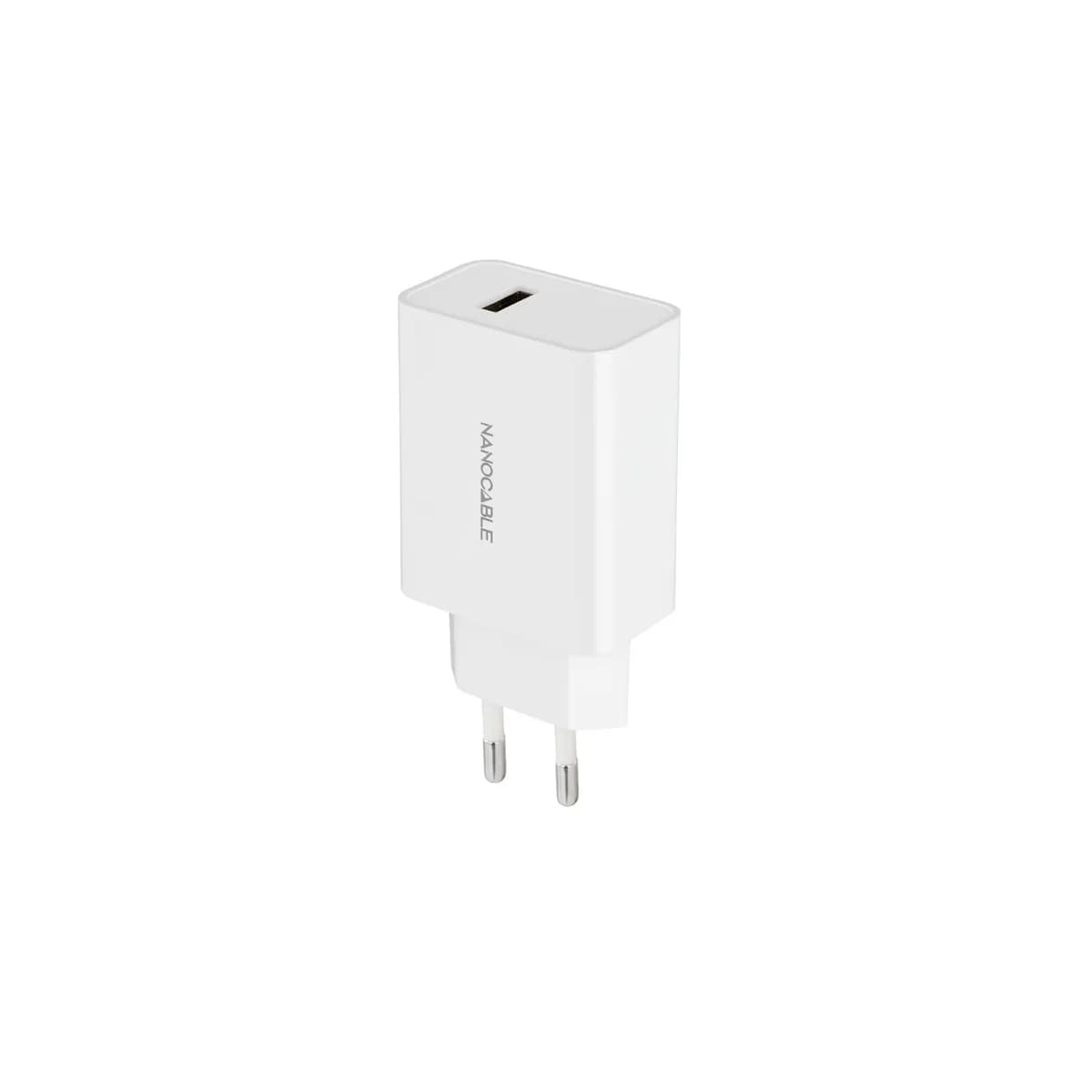 Carregador Nanocable 5V/2.1A Branco