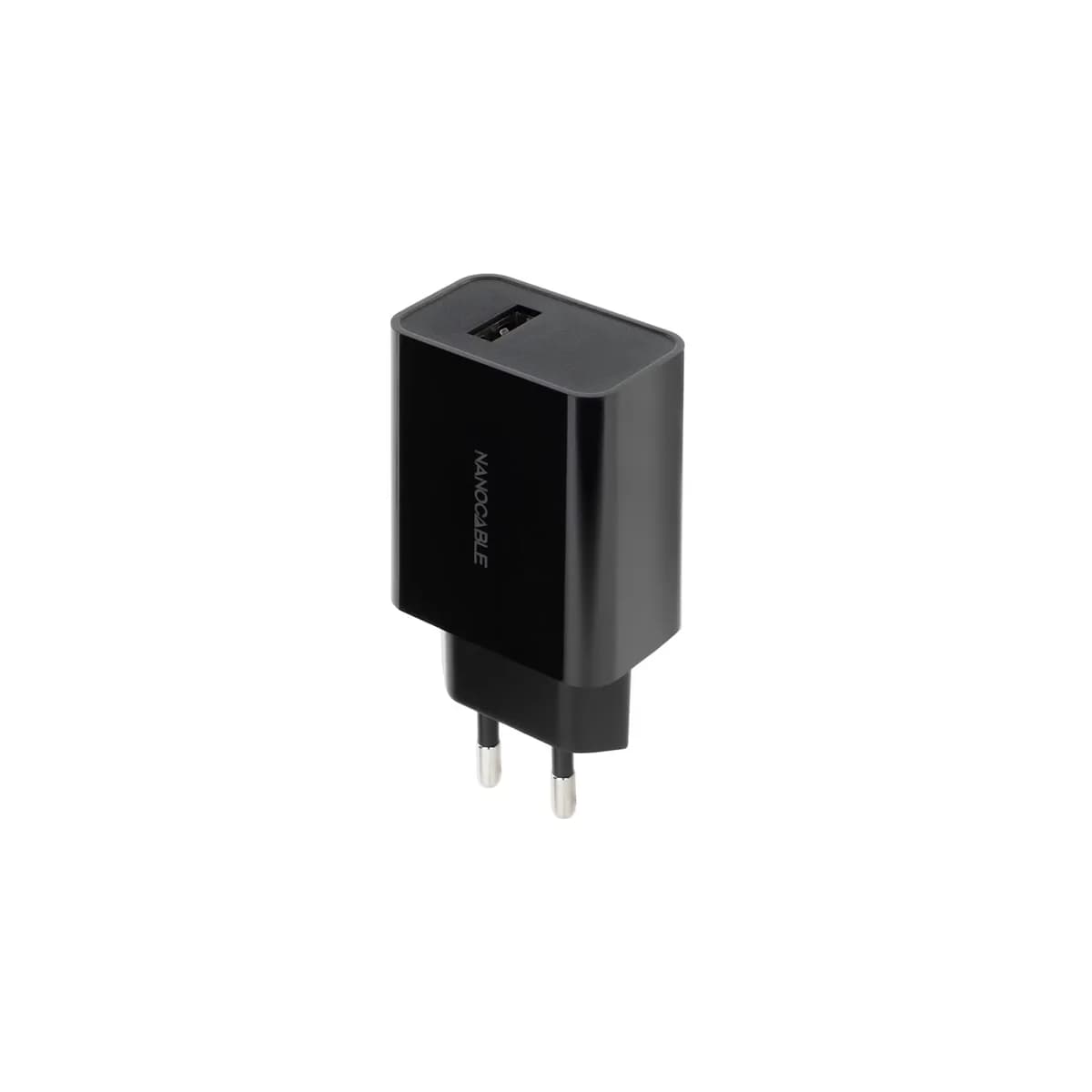 Carregador Nanocable 5V/2.1A Preto
